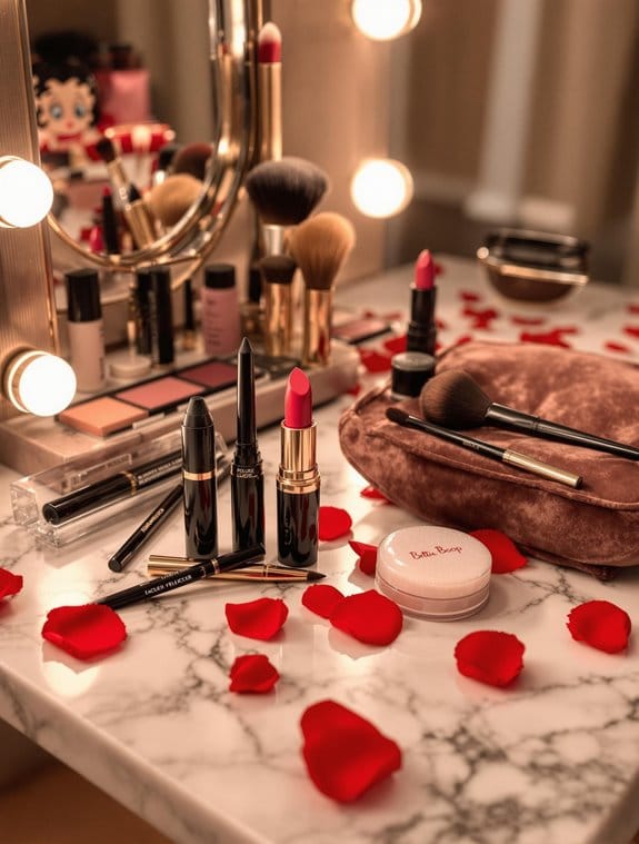 betty boop vintage glam makeup