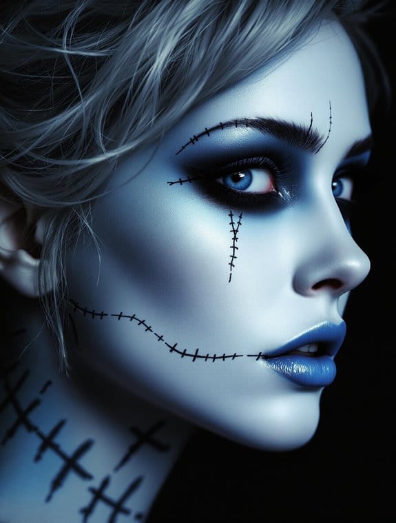 choosing corpse bride makeup