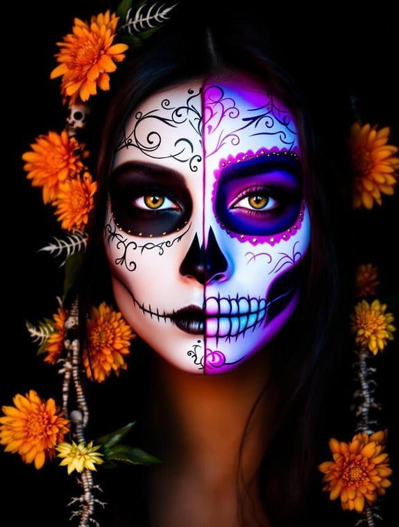choosing day of the dead makeup