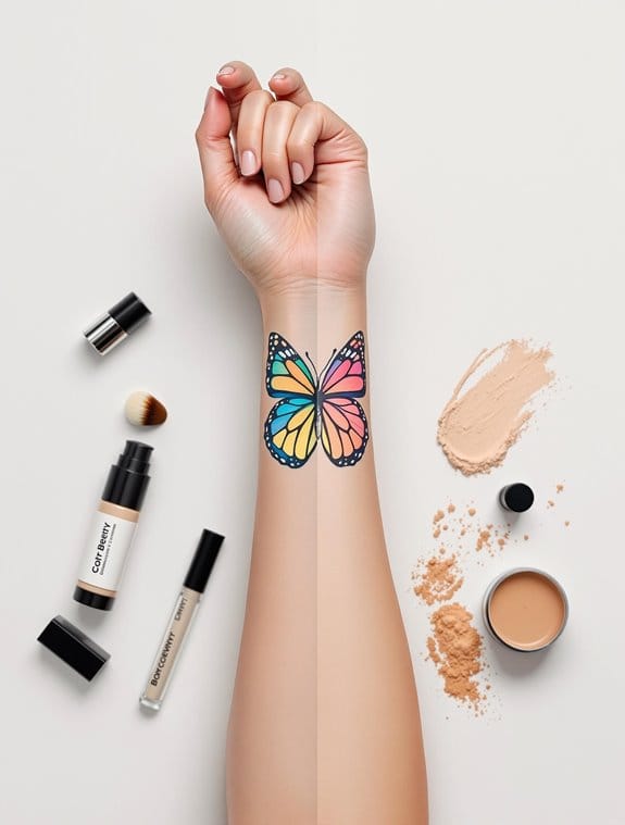 effective tattoo covering makeup options