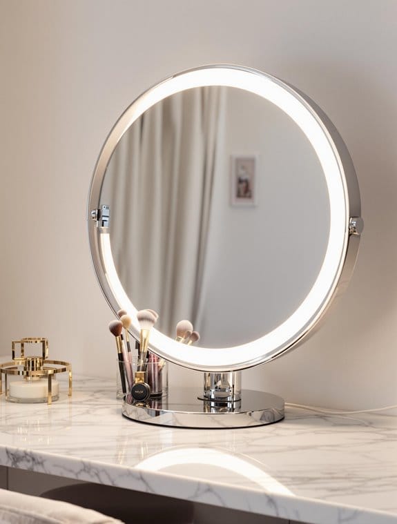 makeup mirrors with lights