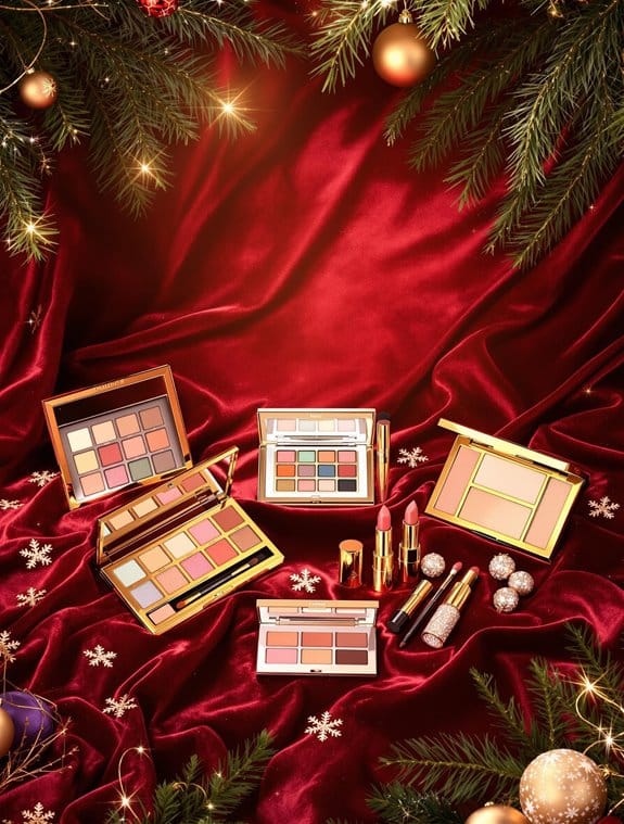 makeup selection for christmas