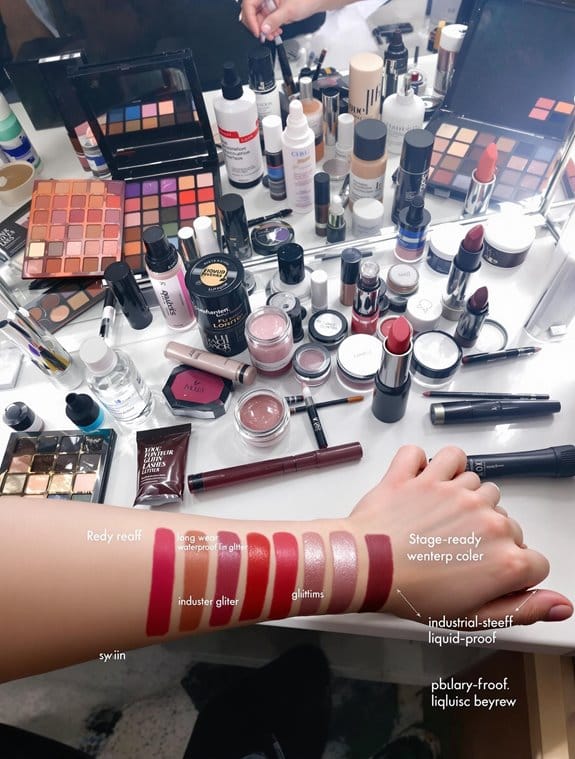 makeup selection for drag queens