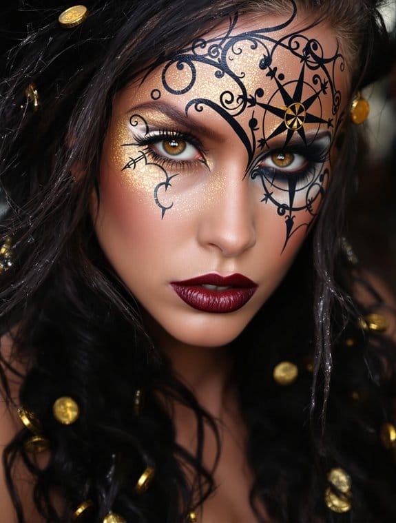 pirate inspired halloween makeup ideas