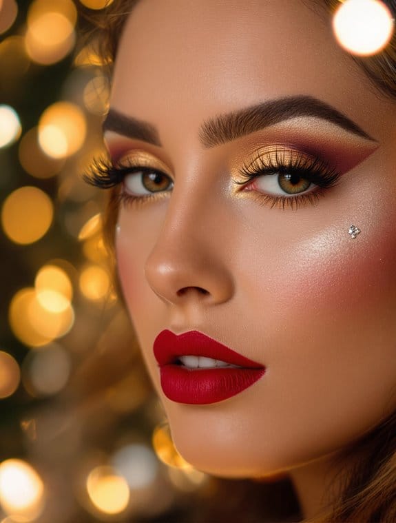 selecting festive makeup options