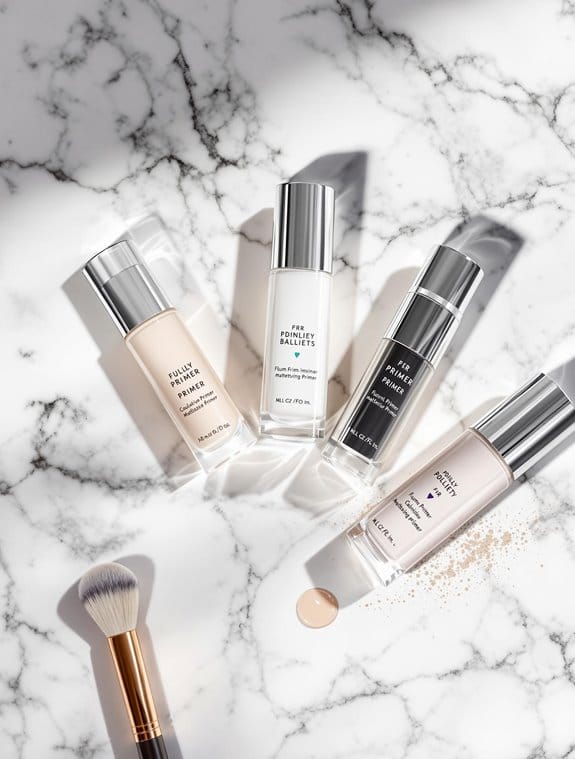 shine free makeup primers selection