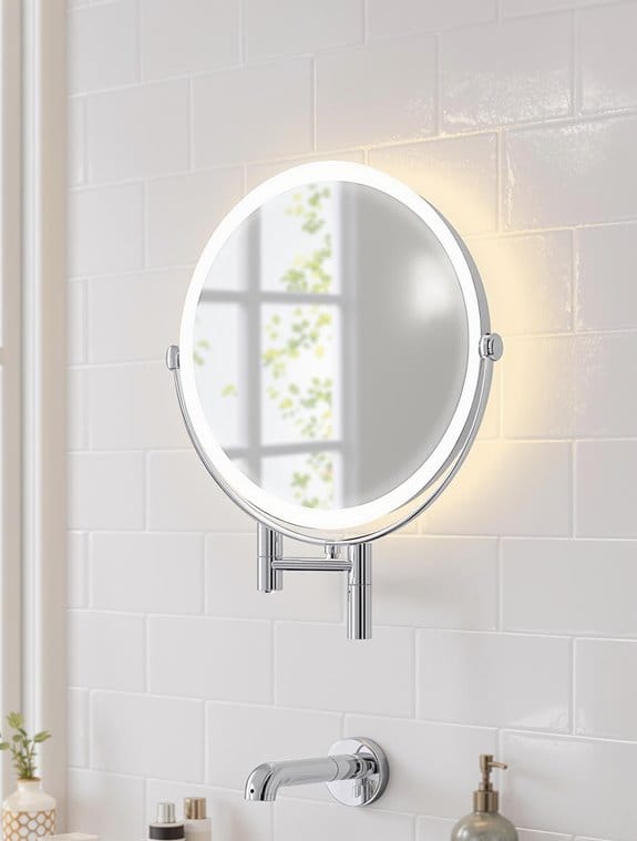 wall mounted makeup mirrors guide