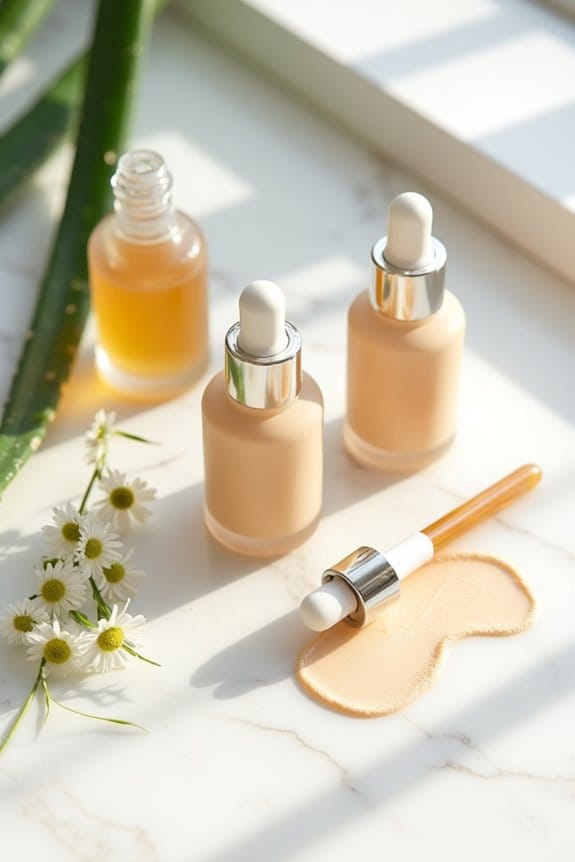 acne fighting clean beauty foundations