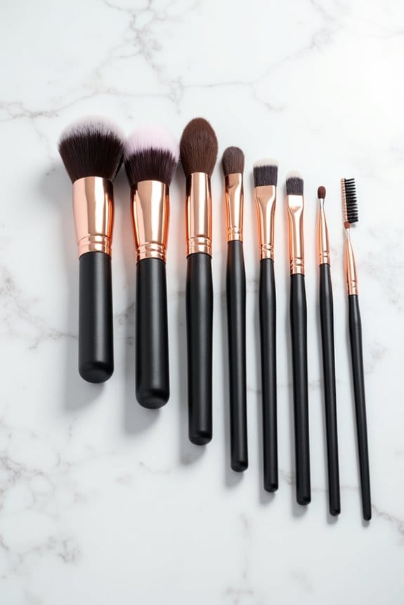 affordable eye and brow brushes