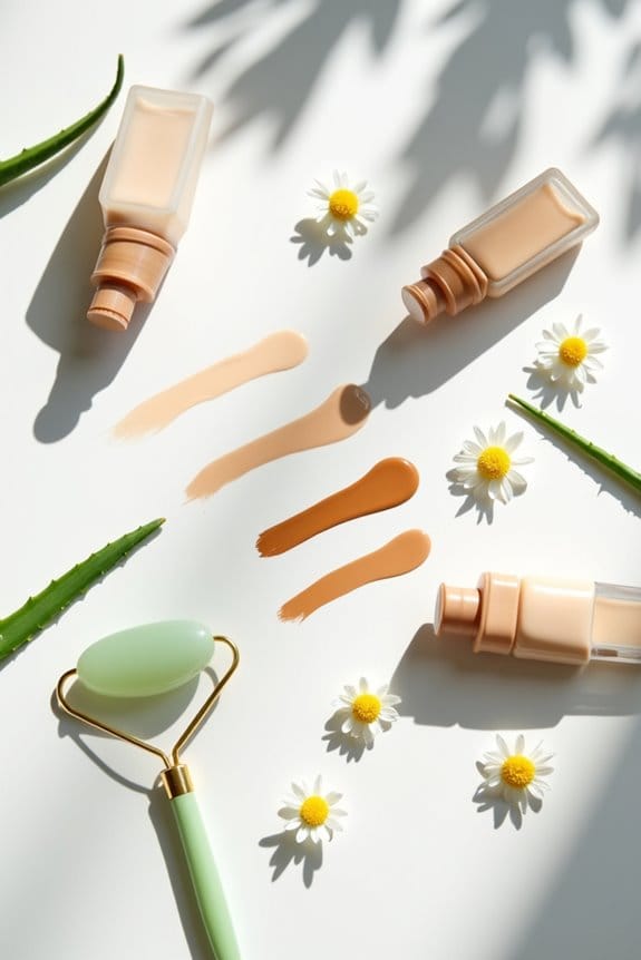 clear skin oil free foundation