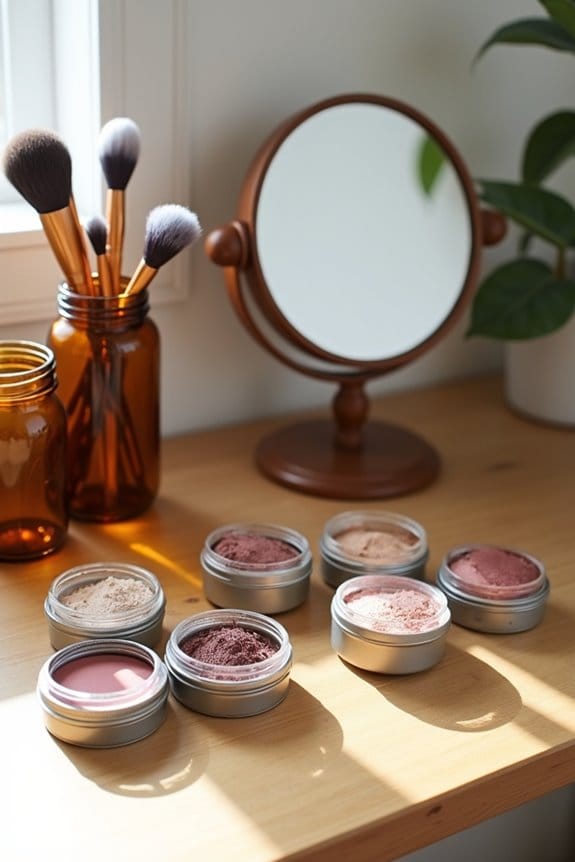 eco friendly makeup organization ideas