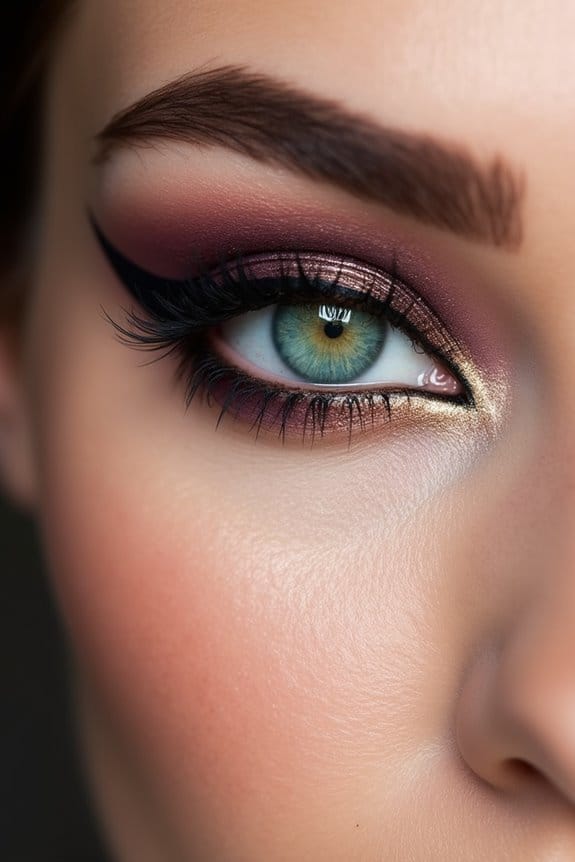 enhancing green eyes beauty