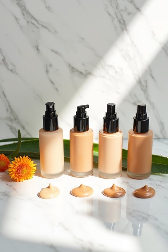 green beauty foundation options