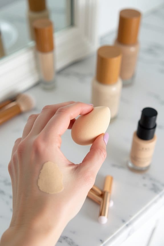natural foundation application tips