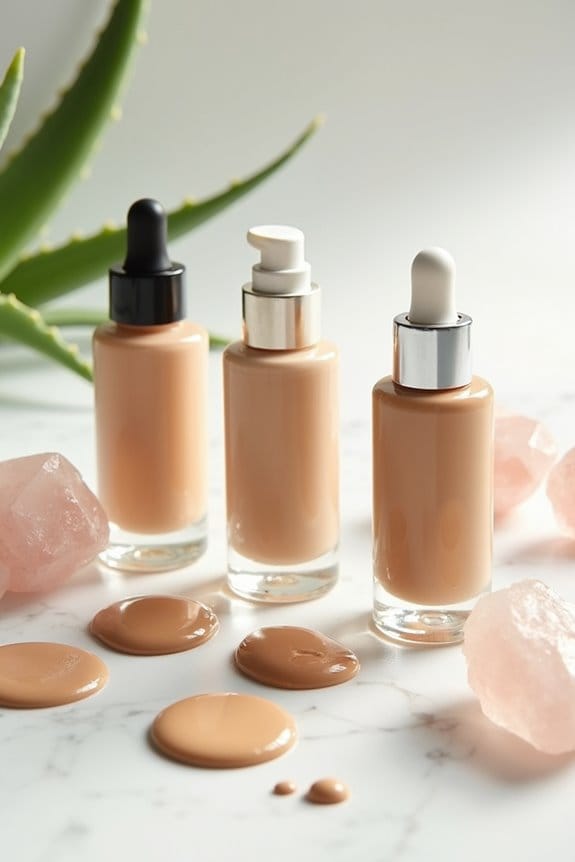 natural foundations for acne