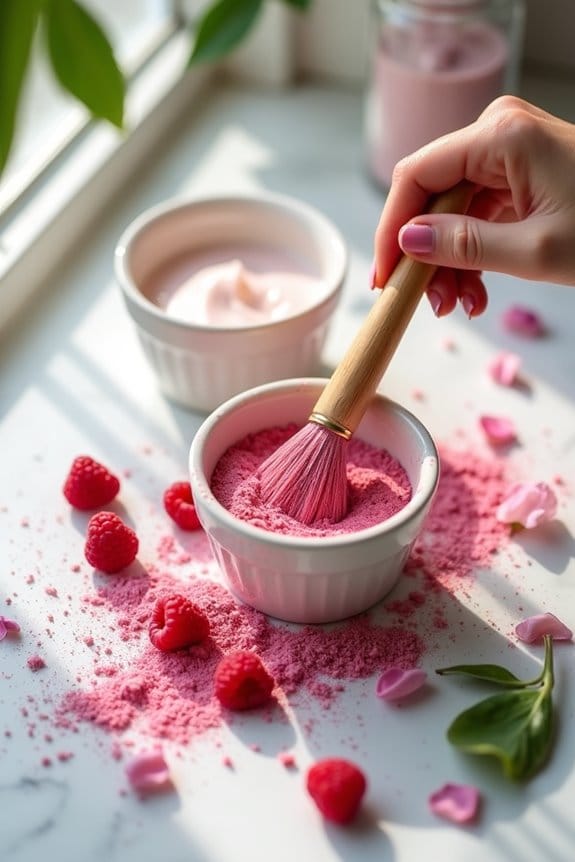 natural pigments for cheeks