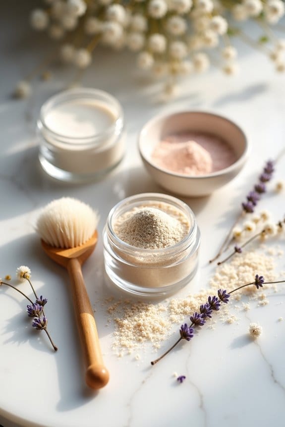 natural powders for aesthetics