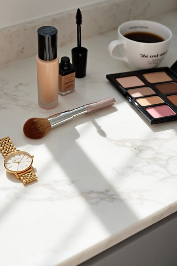 quick office makeup routine