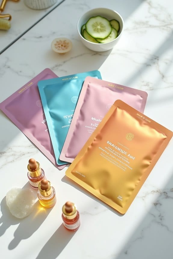 sheet masks and treatments