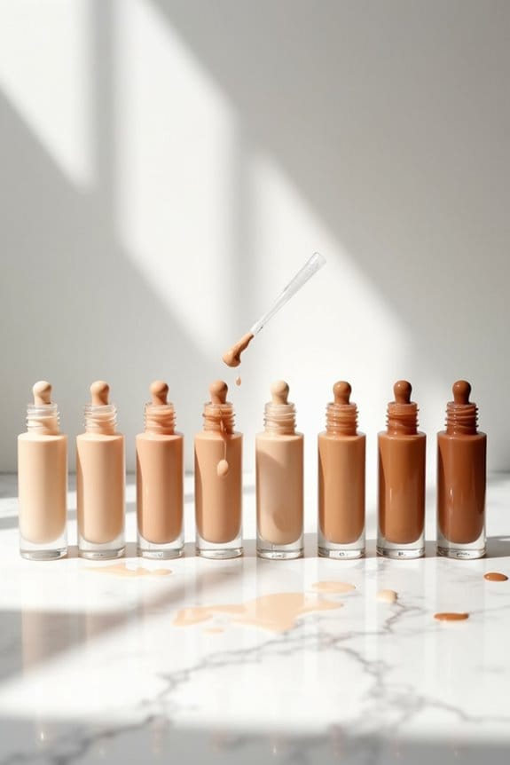 undertone based shade selection guide